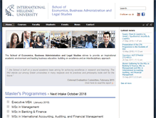 Tablet Screenshot of econ.ihu.edu.gr